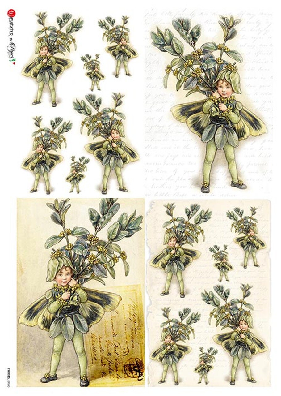 Fairies 0060 | Rice Paper Decoupage | Paper Designs | A4