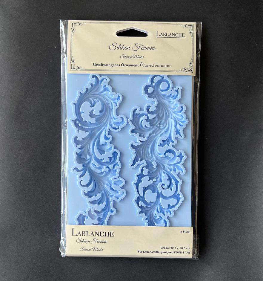 Curved Ornaments | Décor Moulds | LaBlanche | 8" x 5" | Limited Edition | Will Sell Out