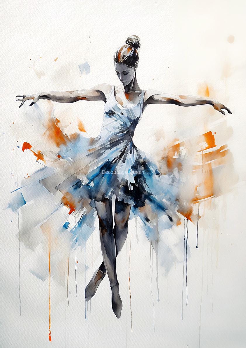 Virtuoso | Andy Skinner | Rice Paper Decoupage | Decoupage Queen | 2 Sizes