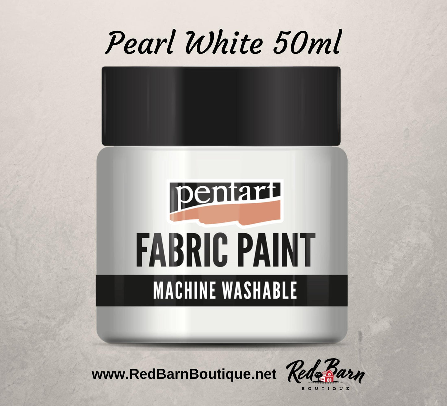 Pearl White | Fabric Paint | Matte | Mixed Media | Pentart | 50ml