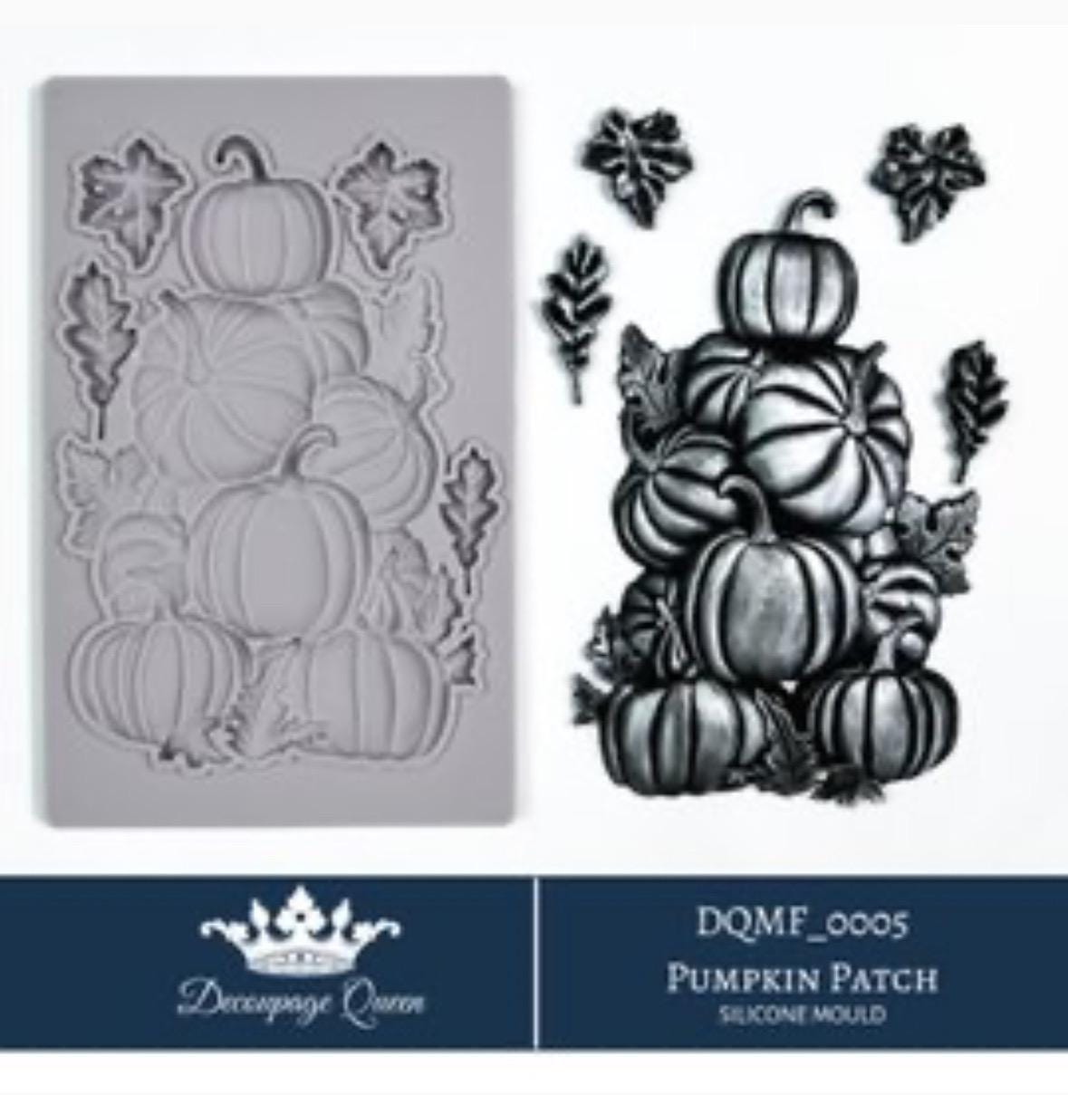 Pumpkin Patch | Décor Moulds | Decoupage Queen | 8" x 5" | Mixed Media | Limited Edition