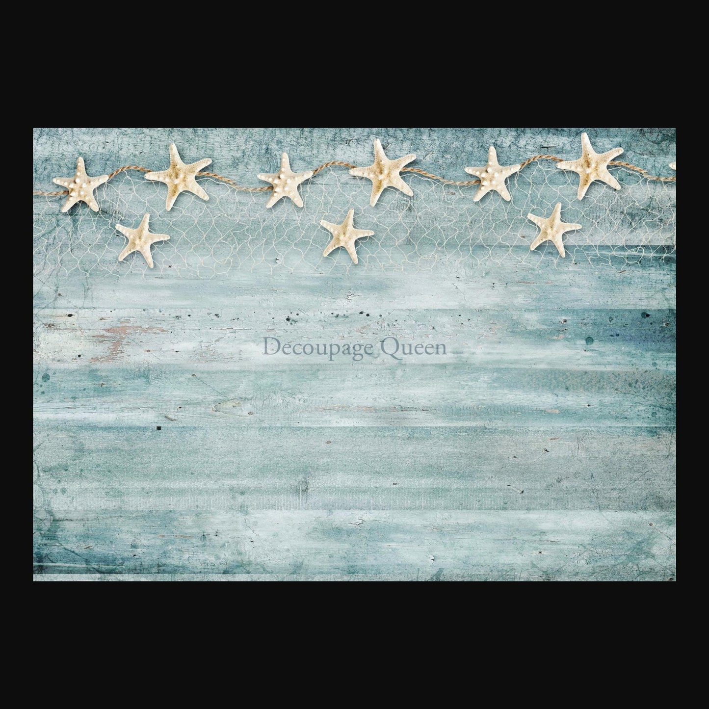 Sea Spray | Rice Paper Decoupage | Decoupage Queen | Mixed Media | A4