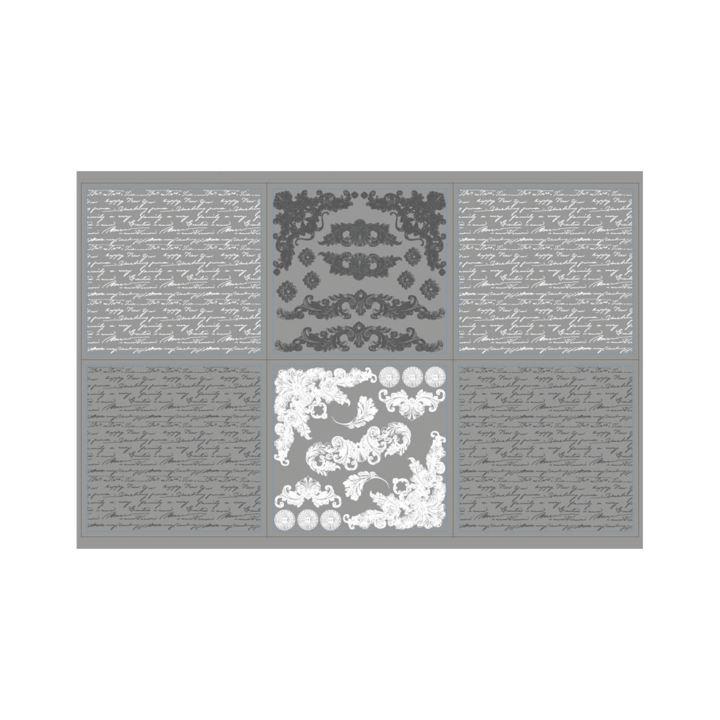 Moments | Rub On Furniture Transfers | Hokus Pokus | Furniture Decals | 36" x 24"