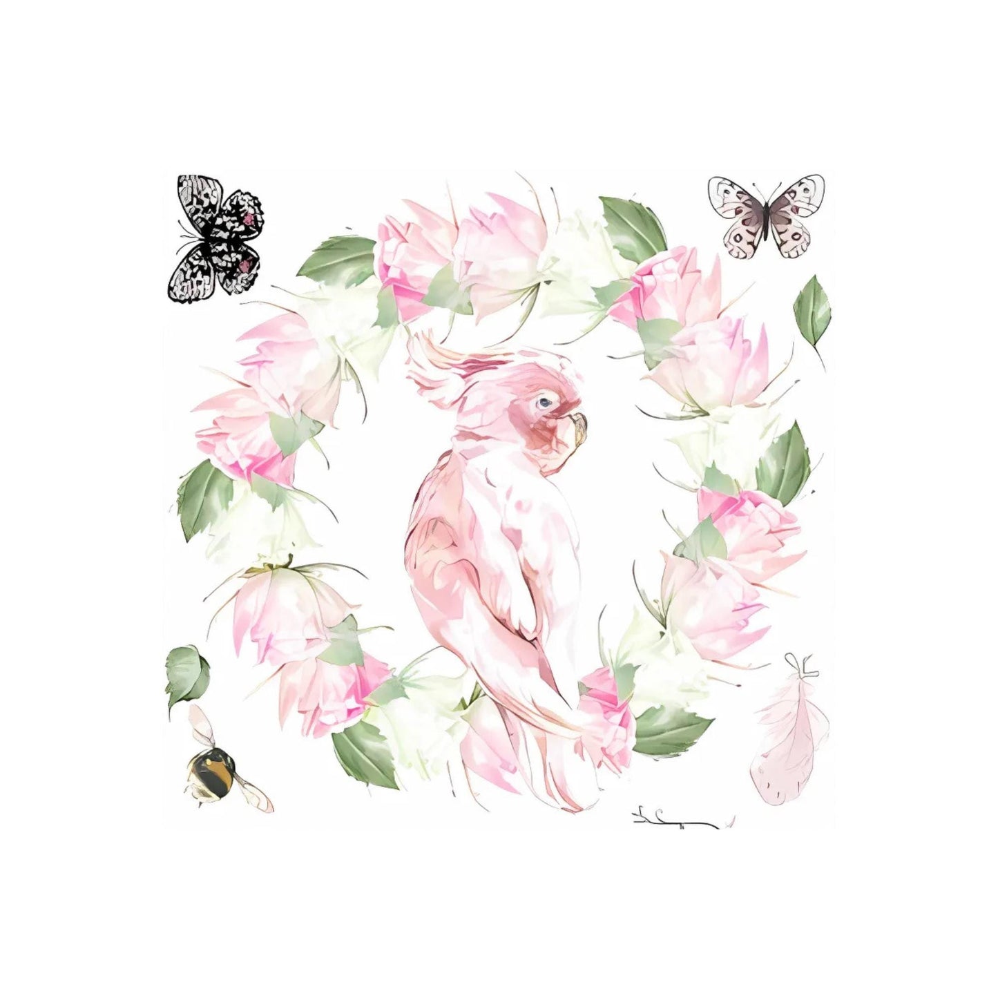 Floral Dreams 3 Designs | Rub On Furniture Transfers | Hokus Pokus | Furniture Decals | Petite Transfer | 3 Sheets