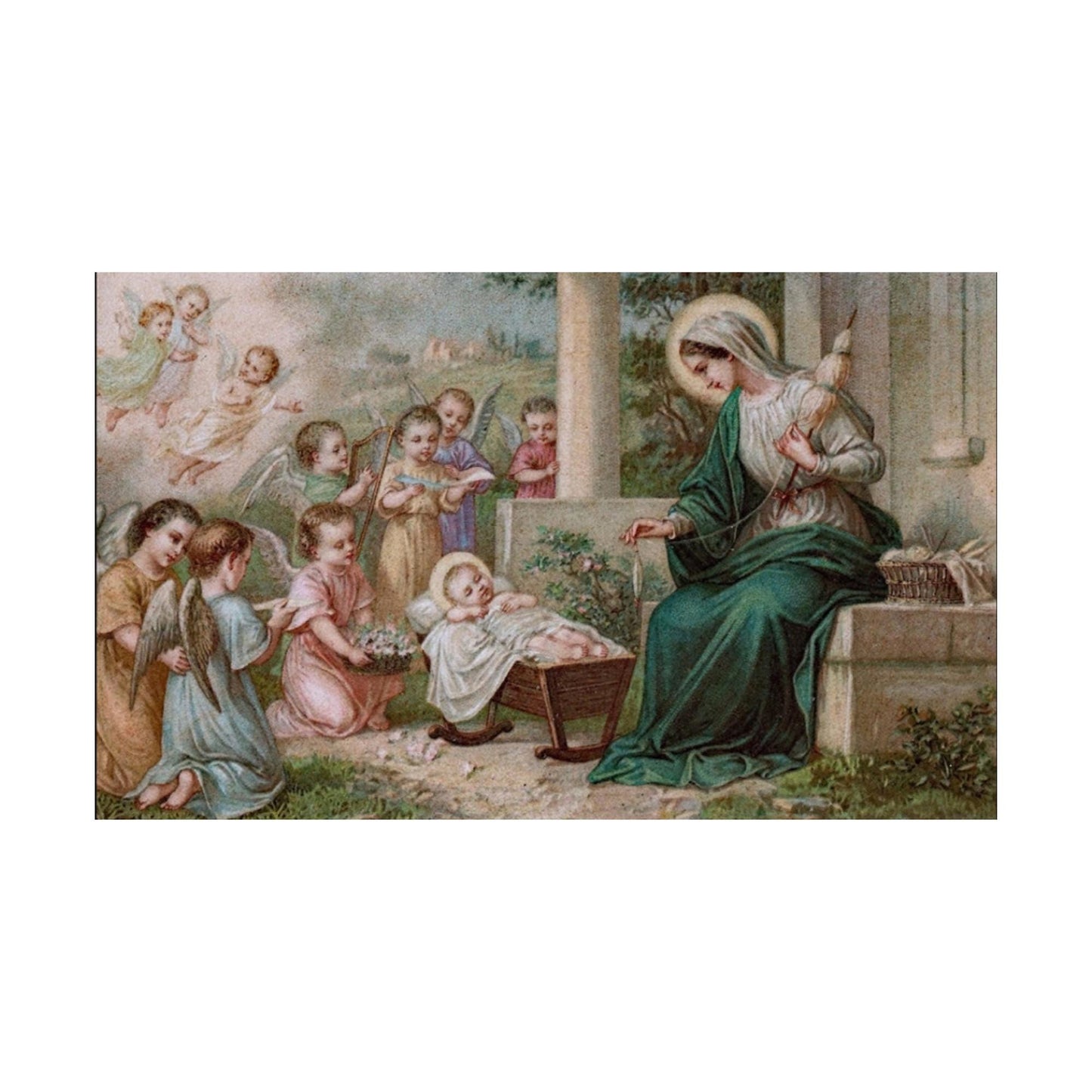 Madonna and Child Scenes | 6 Images | Rice Paper Decoupage | Decoupage Queen | A3 | RETIRED