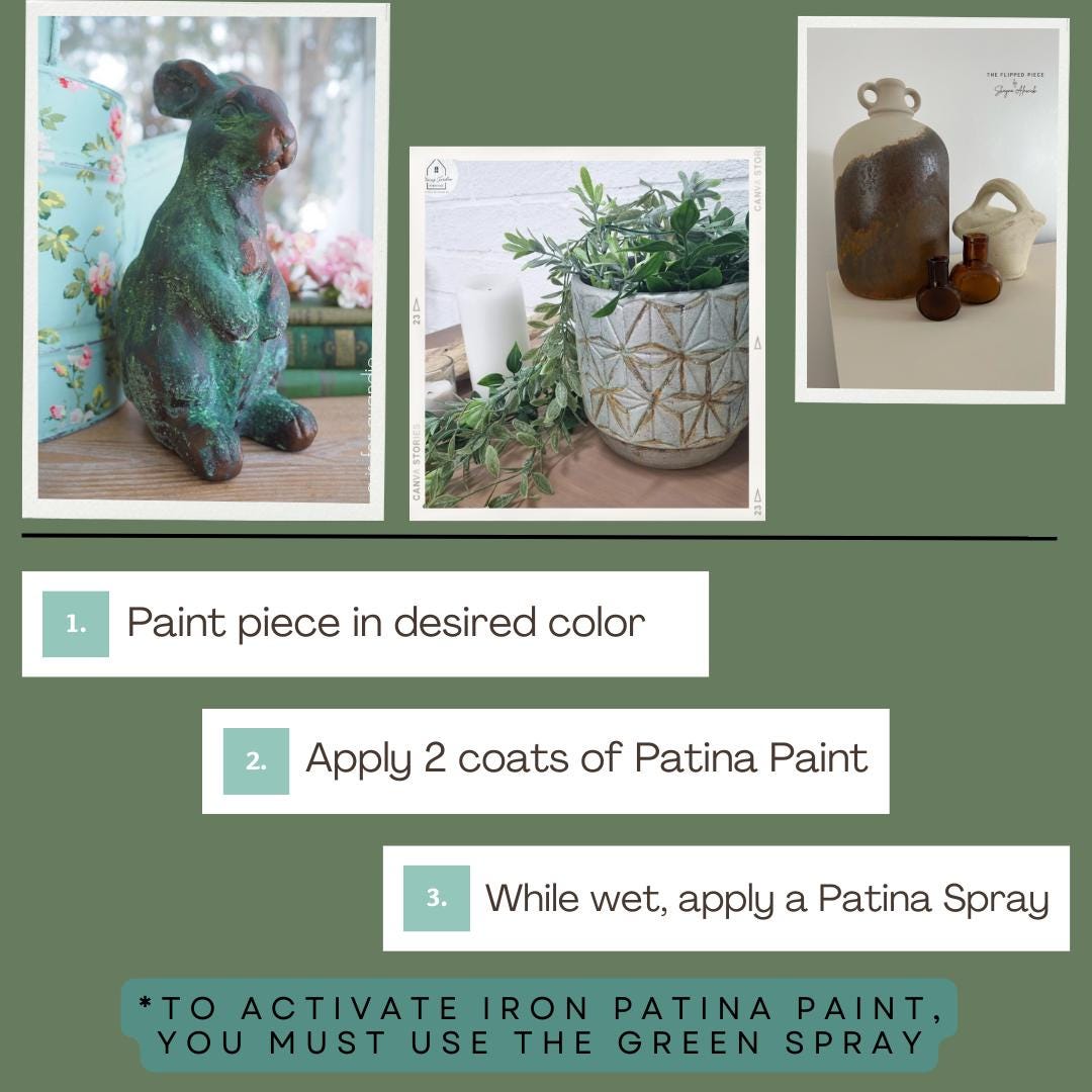 Patina Spray | Green | Dixie Belle Paint Company | 8oz Spray