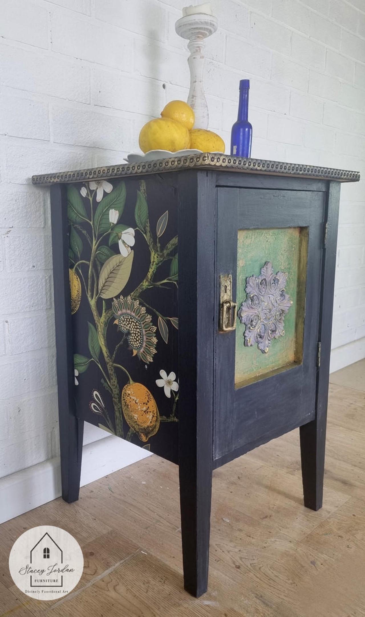Vintage Botanical | Rice Paper Decoupage | Belles and Whistles | Dixie Belle Paint | A1