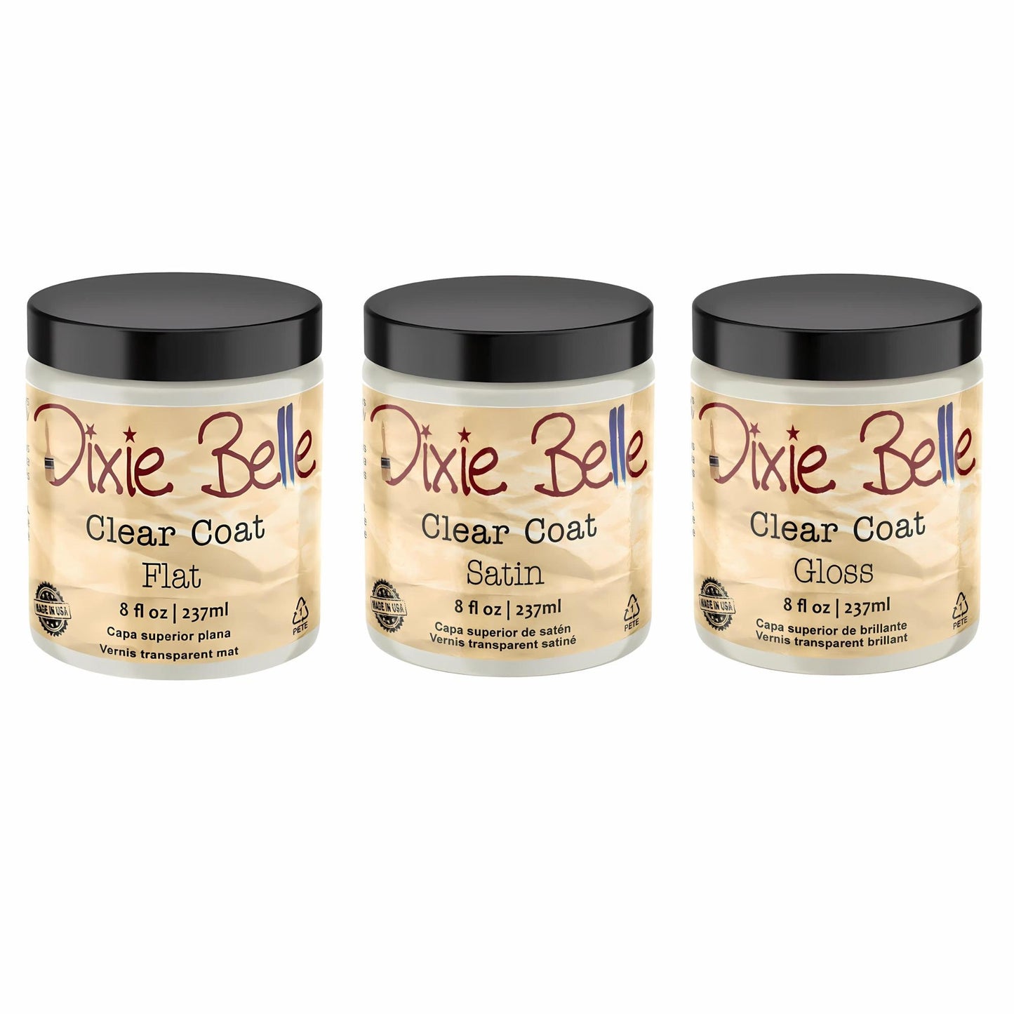 Clear Coat Sealer 8oz | 3 Different Sheens | Dixie Belle Paint Company | Water Based Sealer | 8oz