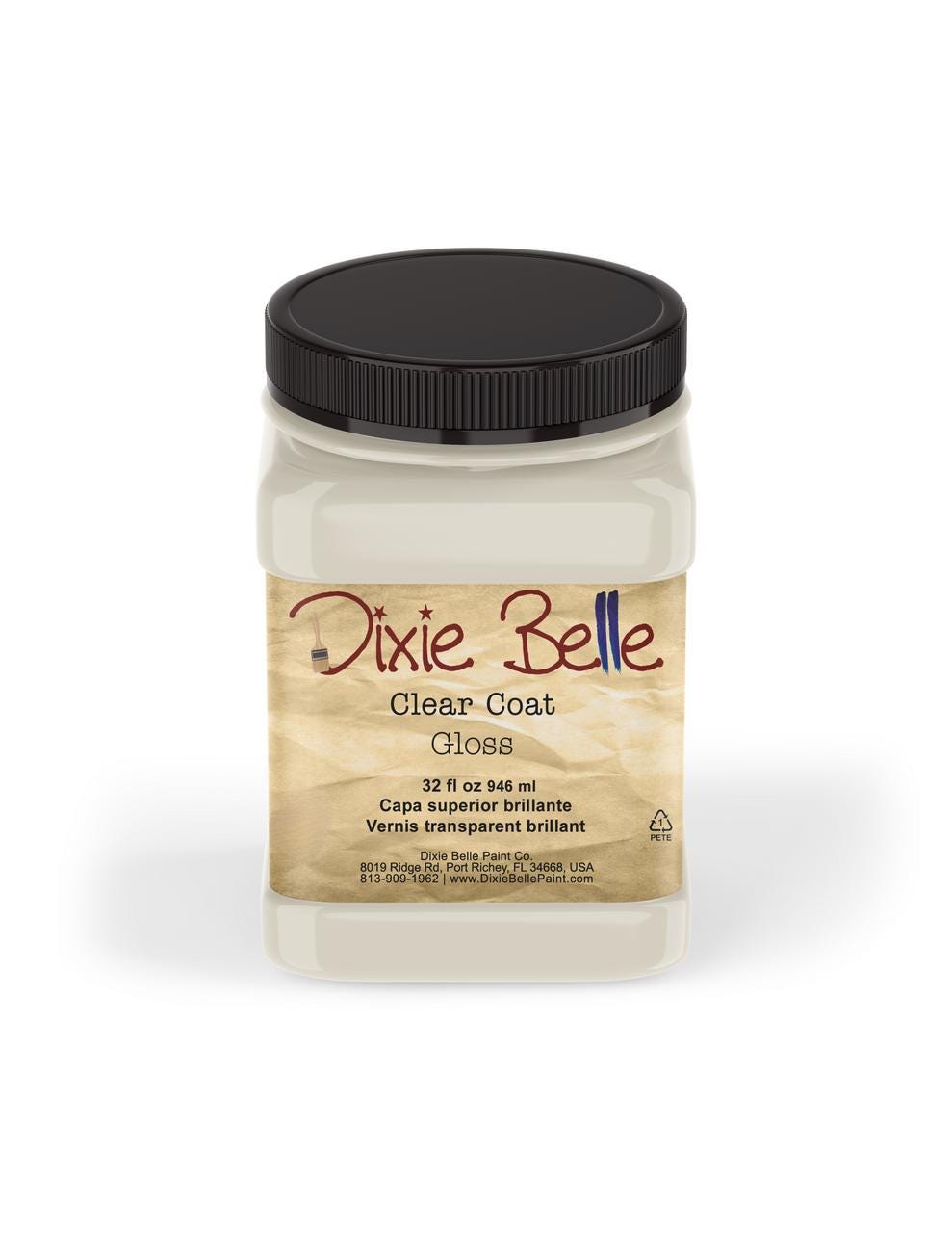 Clear Coat Sealer 32oz | 3 Sheens | Dixie Belle Paint Company | Water Based Sealer | 32oz