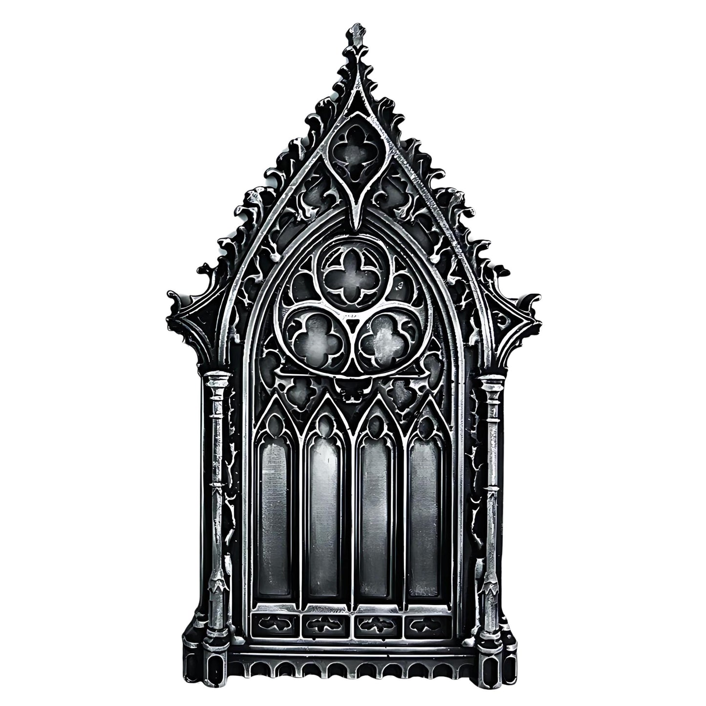 Gothic Window | Décor Moulds | Decoupage Queen | 8" x 5" | Mixed Media | Limited Edition
