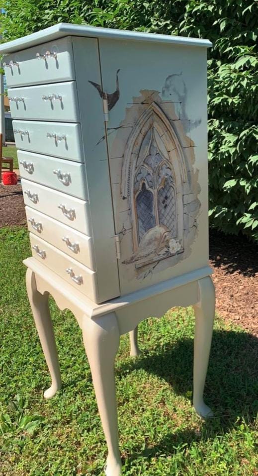 Faite de Pierre | 4 Images | Rub On Furniture Transfers | Hokus Pokus | Furniture Decals | 35" x 23"