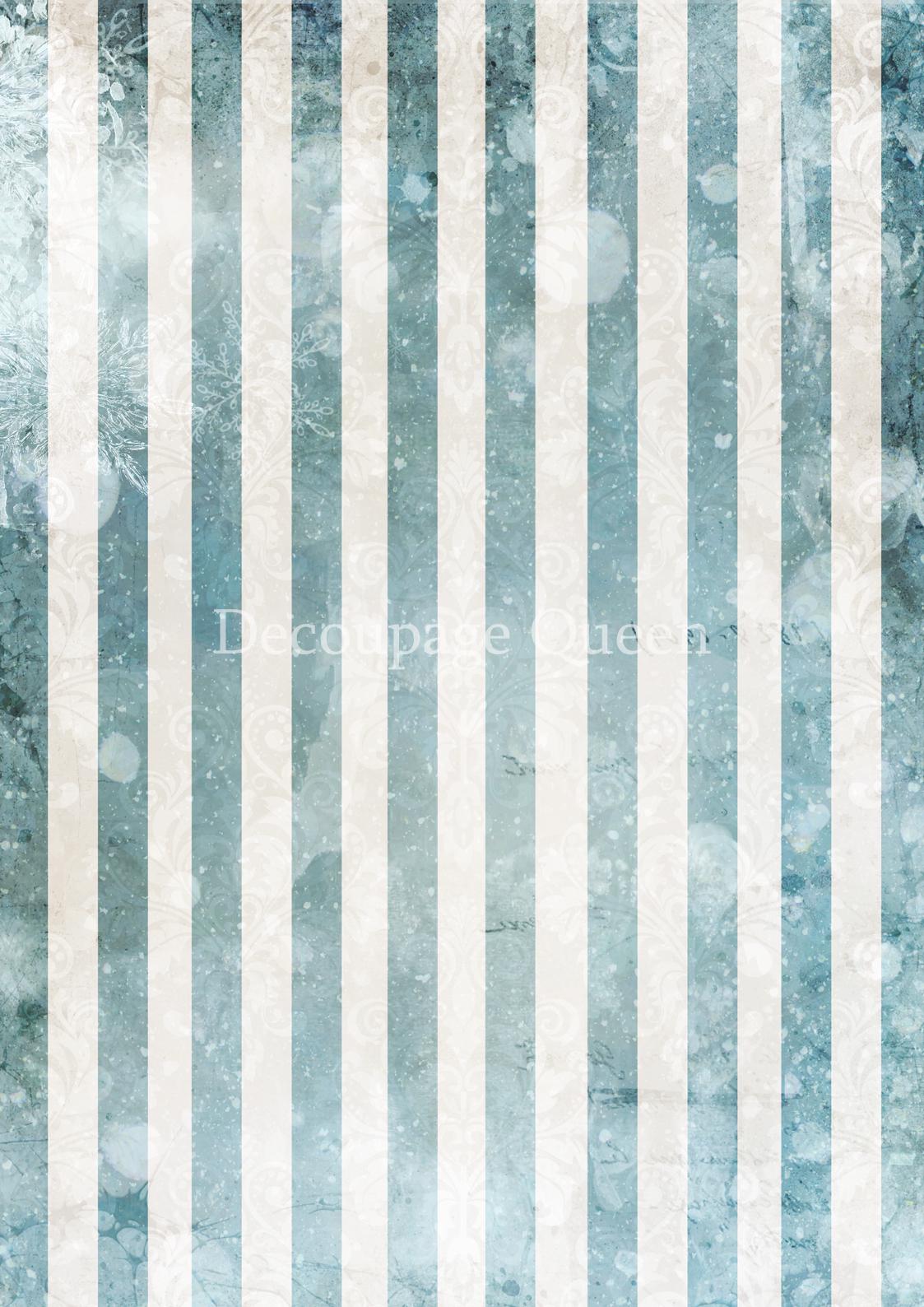 Fairy Tale Stripes | Rice Paper Decoupage | Decoupage Queen | New | A4 & A3