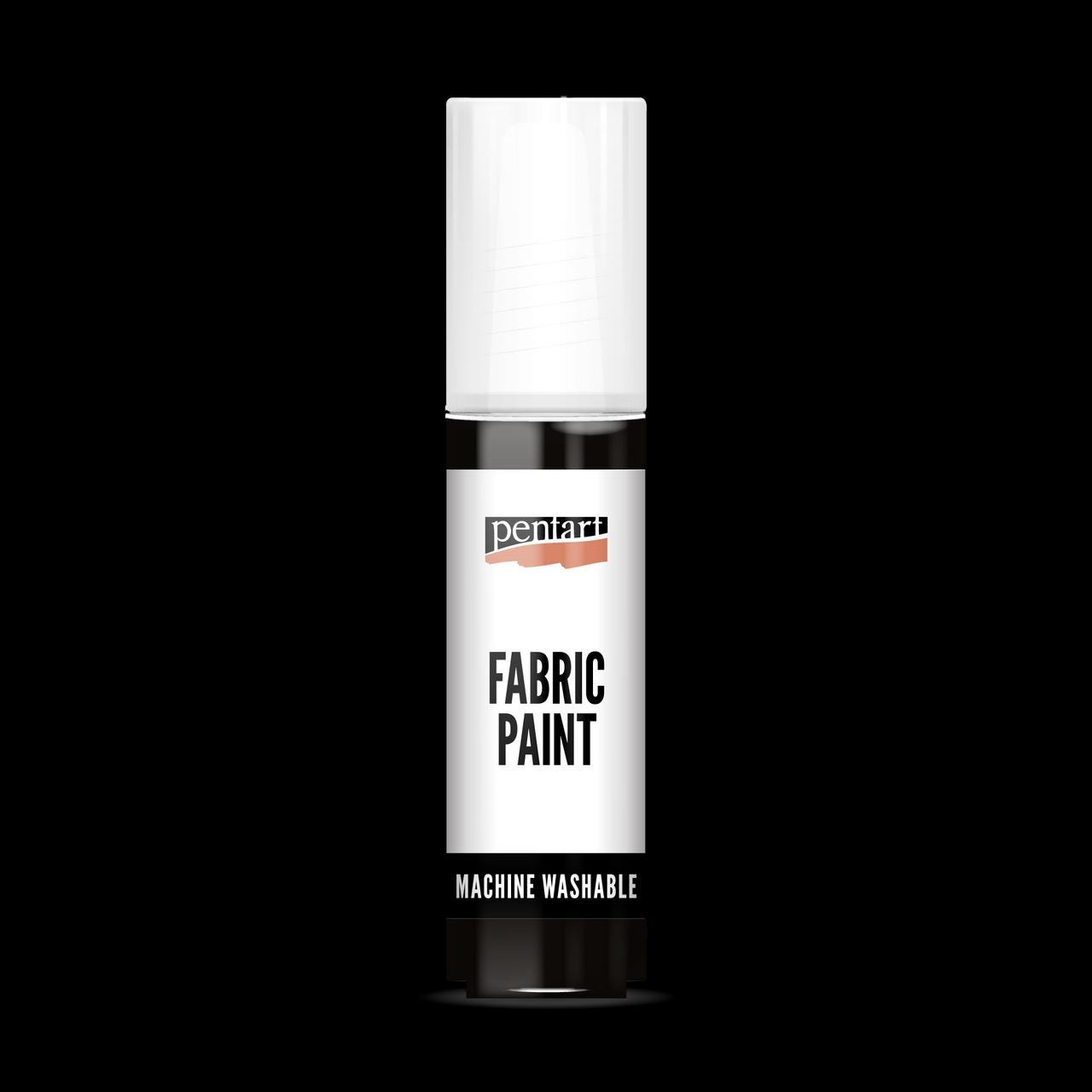 White or Black | Fabric Paint | Matte | Mixed Media | Pentart | 2 Colors | 20ml