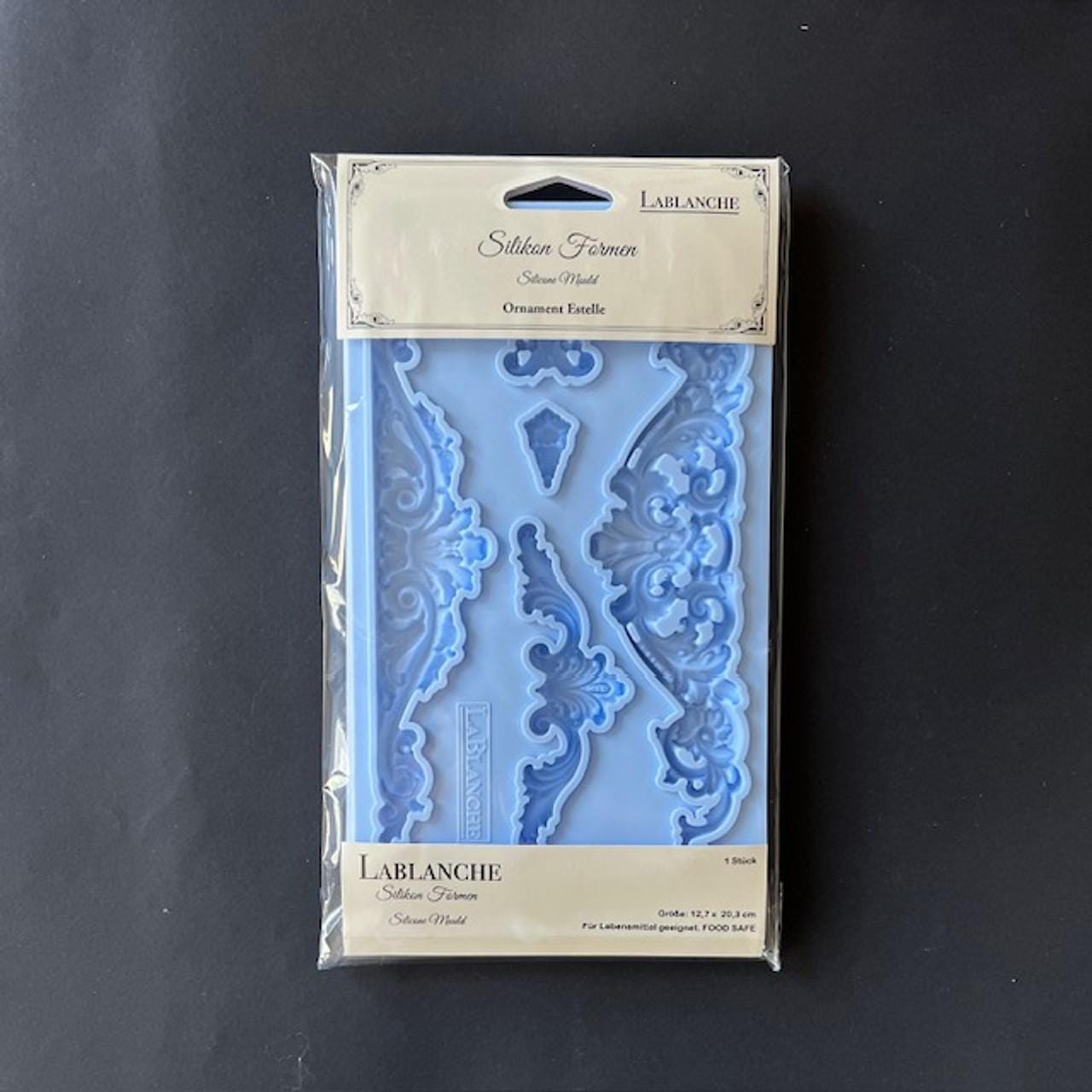 Ornamental Estelle | Décor Moulds | LaBlanche | 8" x 5" | Limited Edition