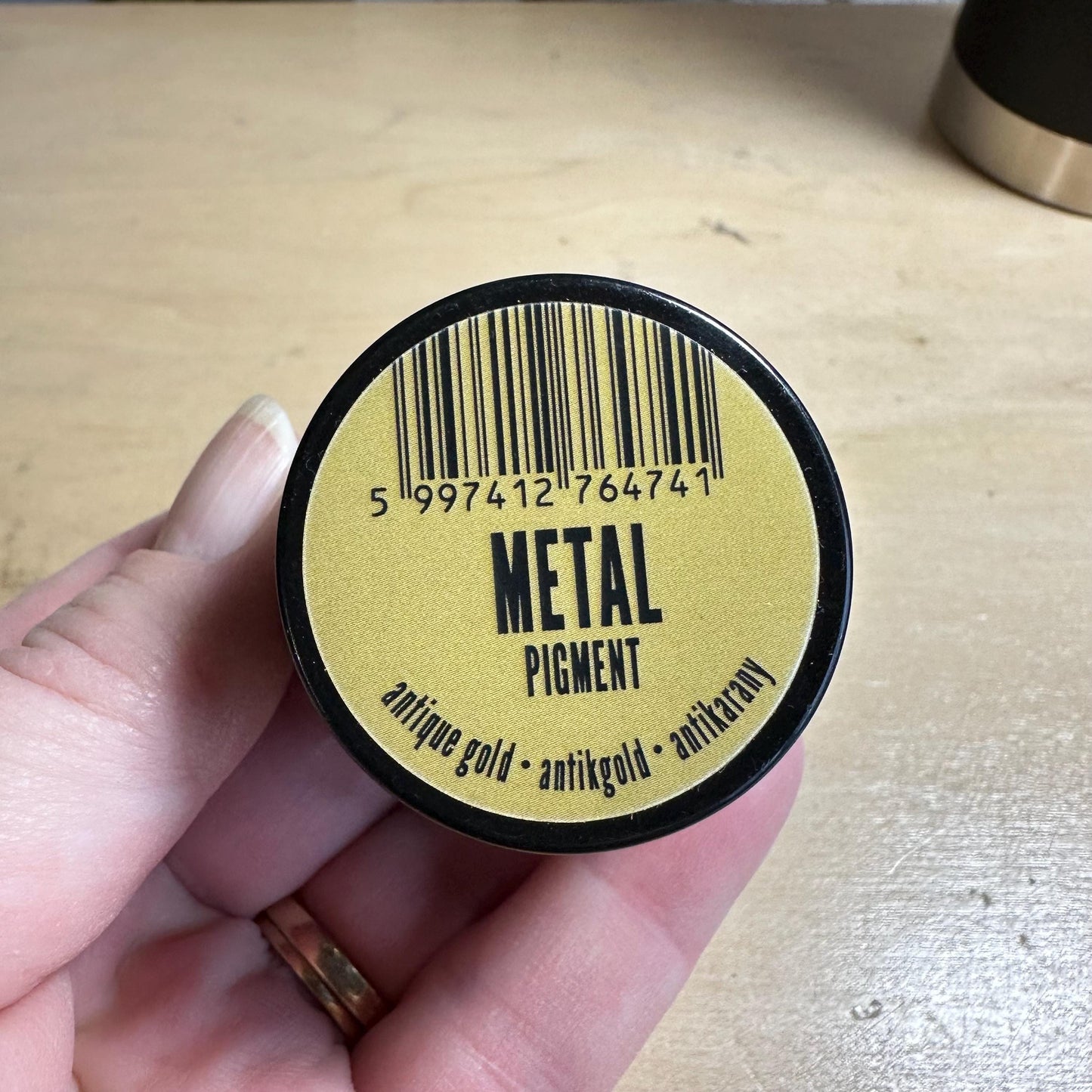 Antique Gold | Metal Pigment Powder | Pentart | Mixed Media | 8g
