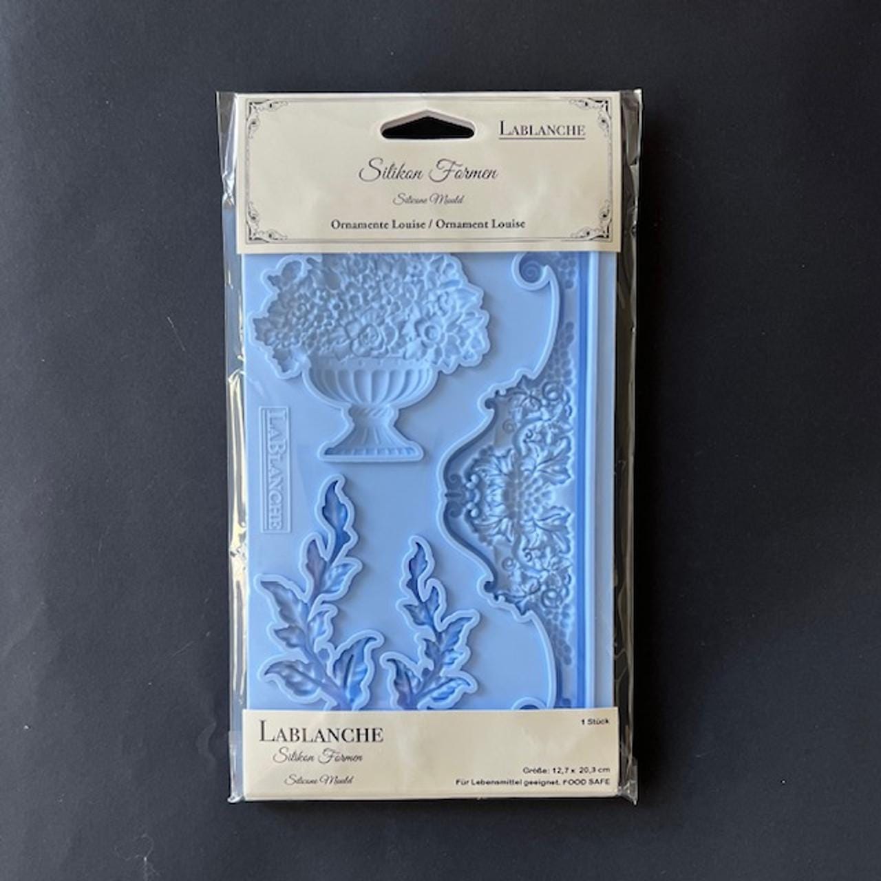 Louise | Décor Mould | LaBlanche | Decorative Mold | 8" x 5"