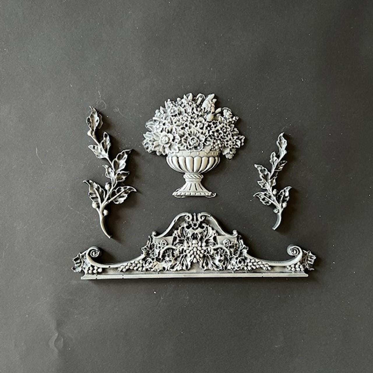 Louise | Décor Mould | LaBlanche | Decorative Mold | 8" x 5"