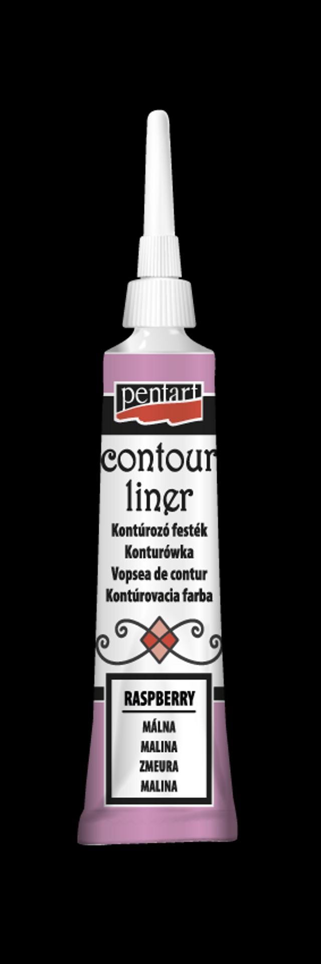 Contour Liner 6 Bright Colors | Pentart | Mixed Media | Journaling | 20ml