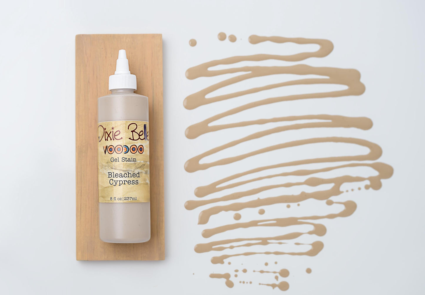 Bleached Cypress Voodoo Gel Stain | Dixie Belle Paint Company | Water Based Stain | Furniture and Crafting Stain | 8oz