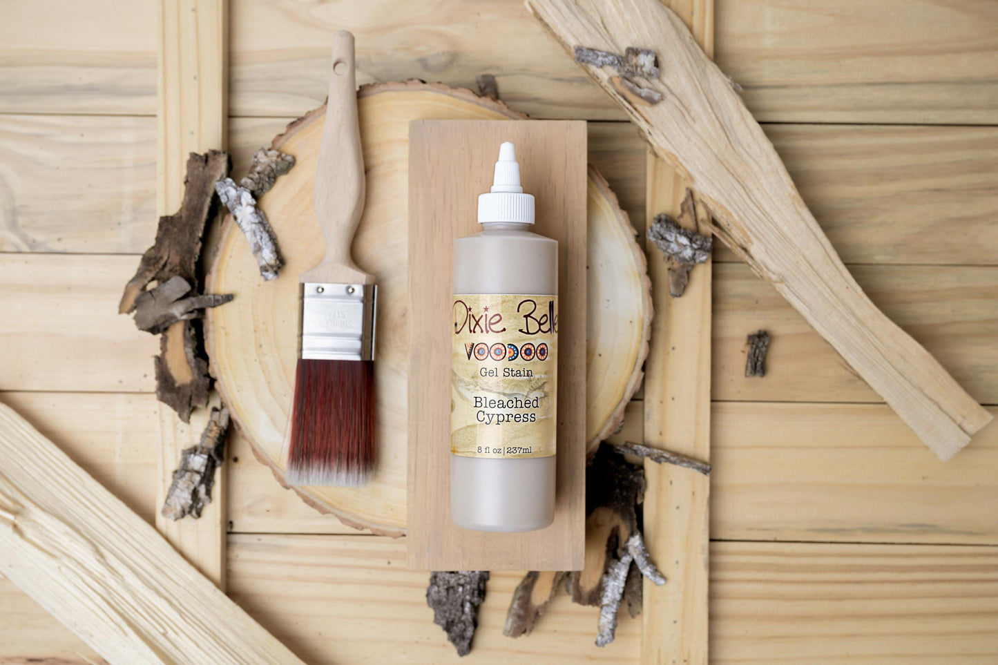 Bleached Cypress Voodoo Gel Stain | Dixie Belle Paint Company | Water Based Stain | Furniture and Crafting Stain | 8oz