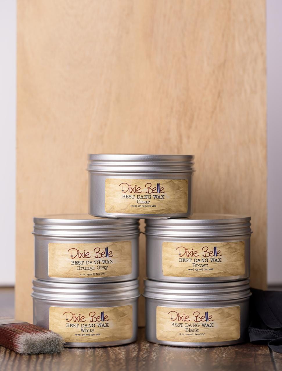 Grunge Gray Best Dang Wax 4oz | Water Based Wax | Dixie Belle Paint Company | 4oz