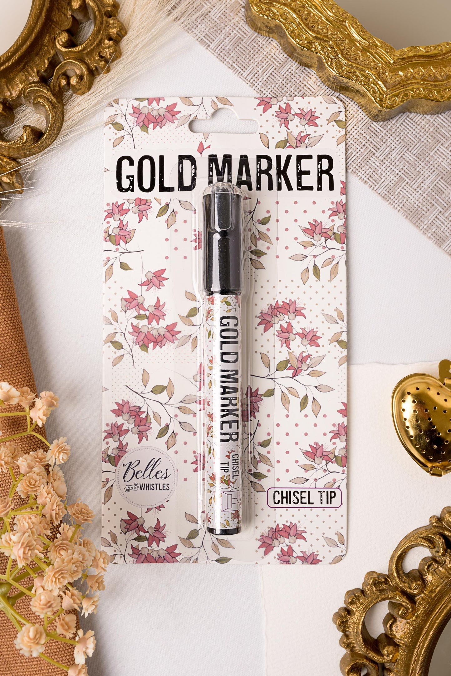 Gold Paint Pen Marker | Dixie Belle Paint Company | Mixed Media