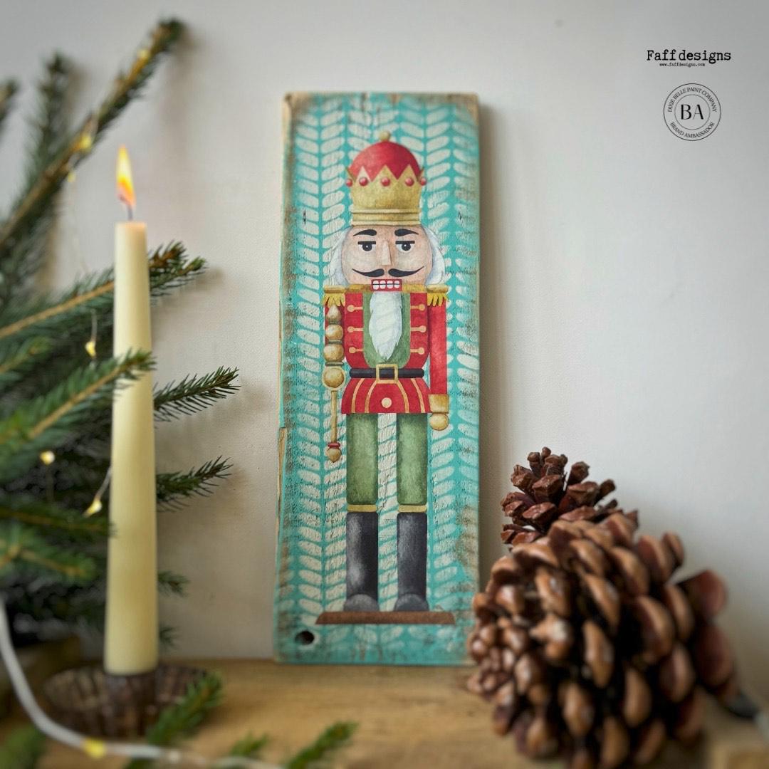 Nutcracker | Rub On Transfers | Dixie Belle Belles and Whistles | Transfer | 4 Sheets | 6X12
