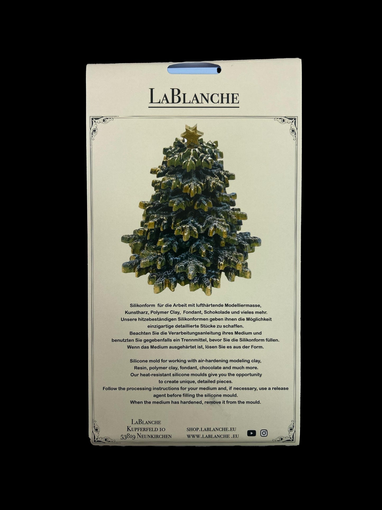 Christmas Tree Stackable Mould | Décor Silicone Mould | LaBlanche | 8" x 5" | Limited Edition