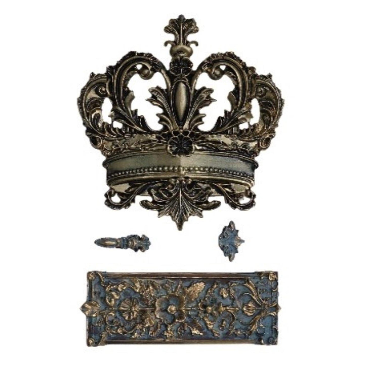 Crown | Décor Silicone Mould | LaBlanche | 8" x 5" | Limited Edition