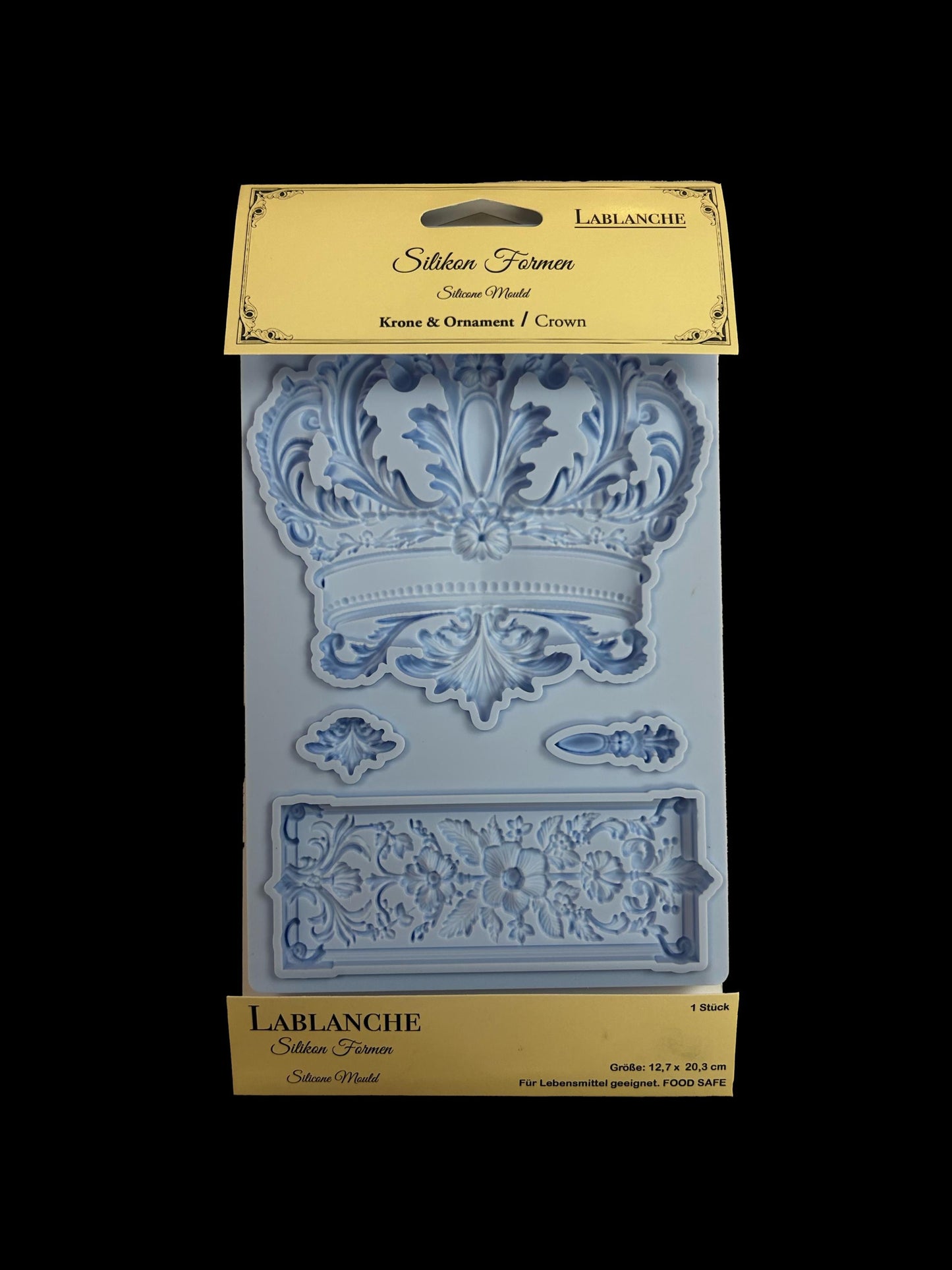 Crown | Décor Silicone Mould | LaBlanche | 8" x 5" | Limited Edition