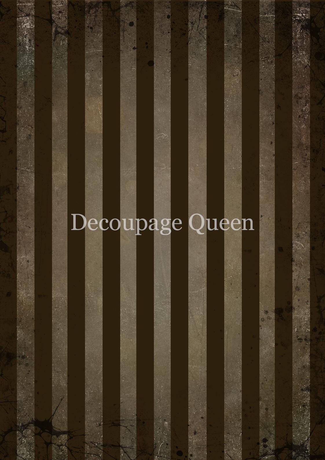 Brown Stripes | Rice Paper Decoupage | Decoupage Queen | A4 & A3