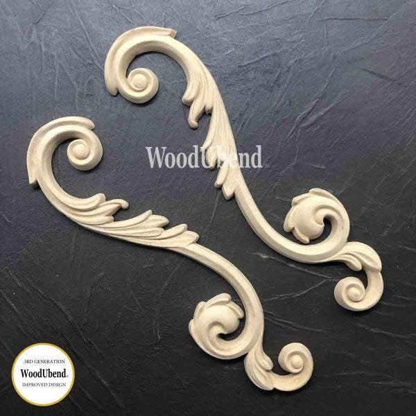 Applique #1382-2 | WoodUBend | Dixie Belle Exclusive | Set of 2