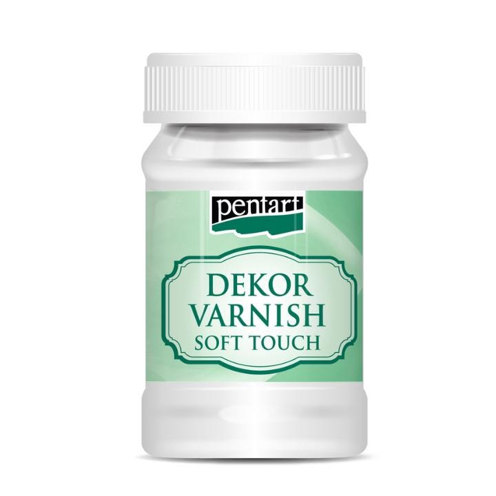 Soft Touch Dekor Varnish | Water Based | Pentart | Mixed Media | 100ml