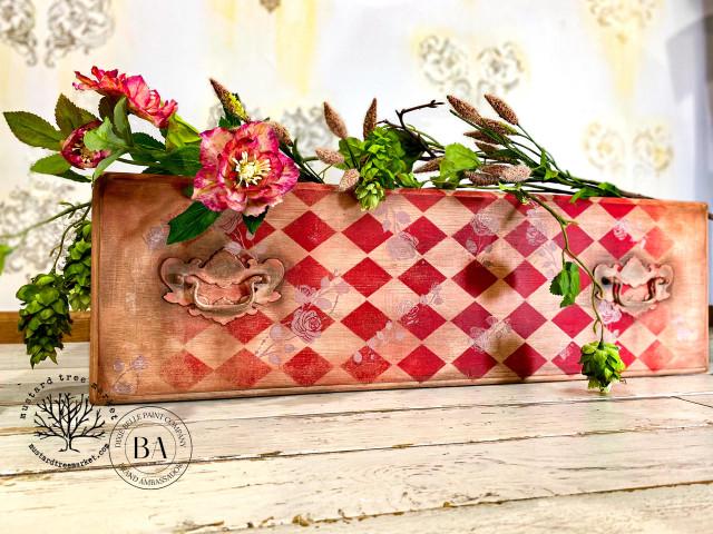 Roses Silkscreen Stencil | Dixie Belle Paint | Belles and Whistles | Mixed Media | 3 Sheets