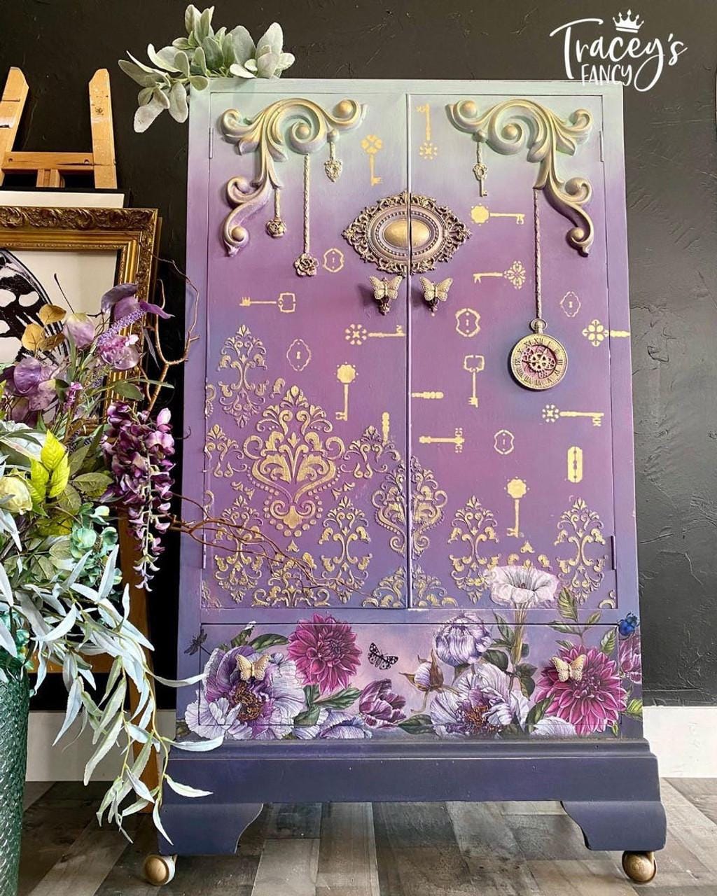 Keys To Success | Mylar Stencil | Dixie Belle Paint | Belles and Whistles | 10mil