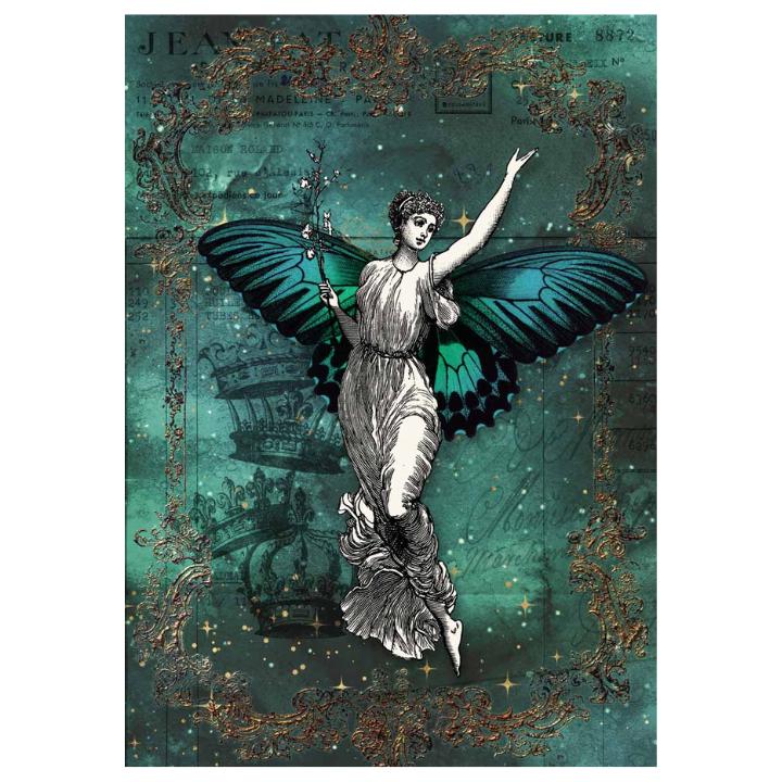 Fairy Queen | Rice Paper Decoupage | Decoupage Queen | 2 Sizes | RETIRED and LIMITED SUPPLY