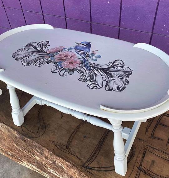 Fleurs Et Vie | Rub On Furniture Transfers | Hokus Pokus | Furniture Decals | 35 x 23