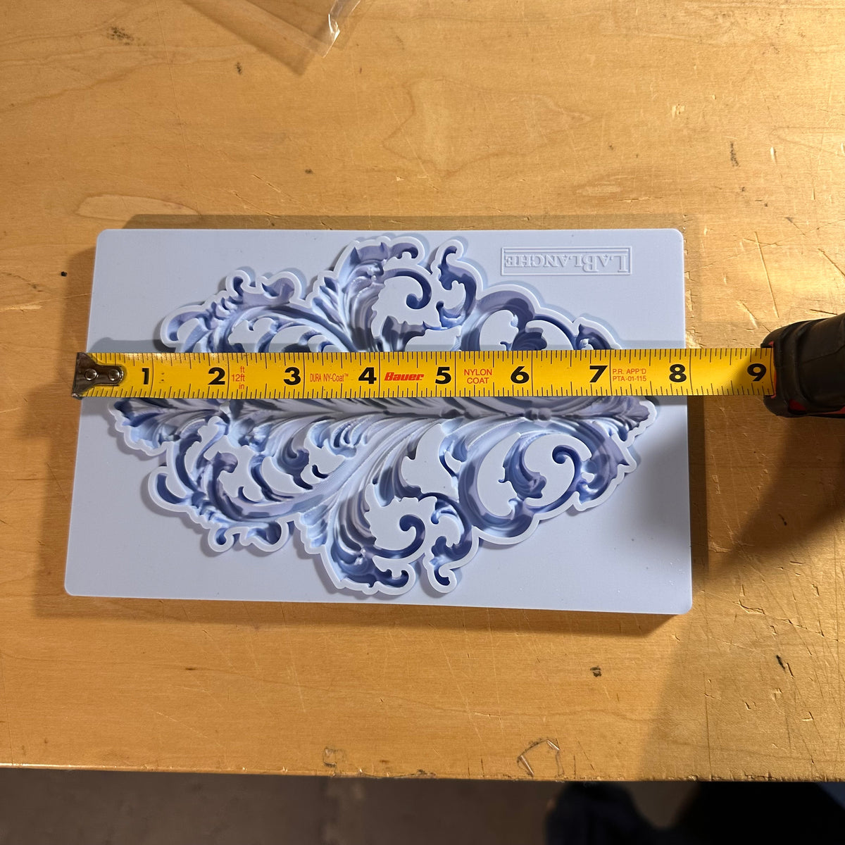 Baroque Emblem | Décor Moulds | Silicone Mould | LaBlanche | 8" x 5" | Limited Edition | Will Sell Out