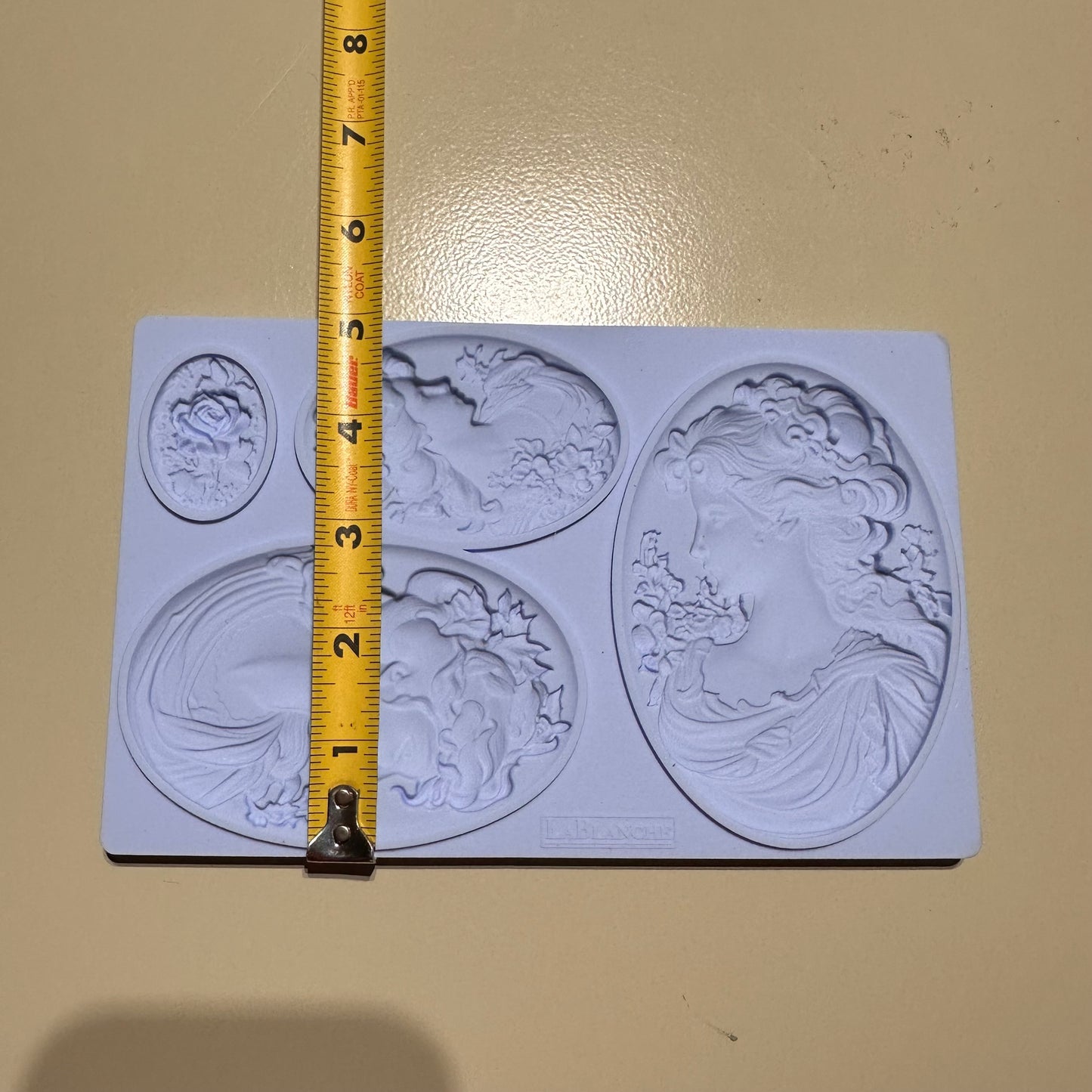Cameo Decor Silicone Mould LaBlanche 8x5 Limited Edition