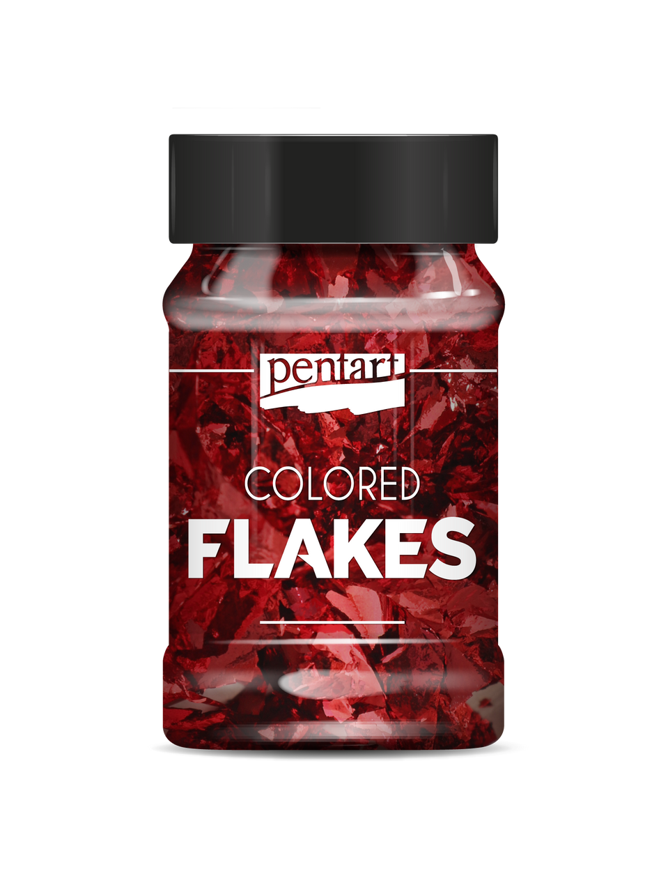Red | Colored Foil Flakes | Pentart  | Mixed Media | 1g
