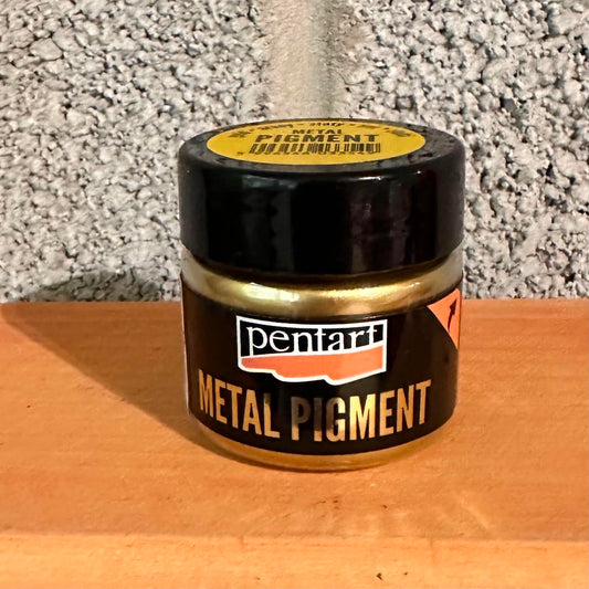 Gold | Metal Pigment Powder | Pentart | Mixed Media | 20g