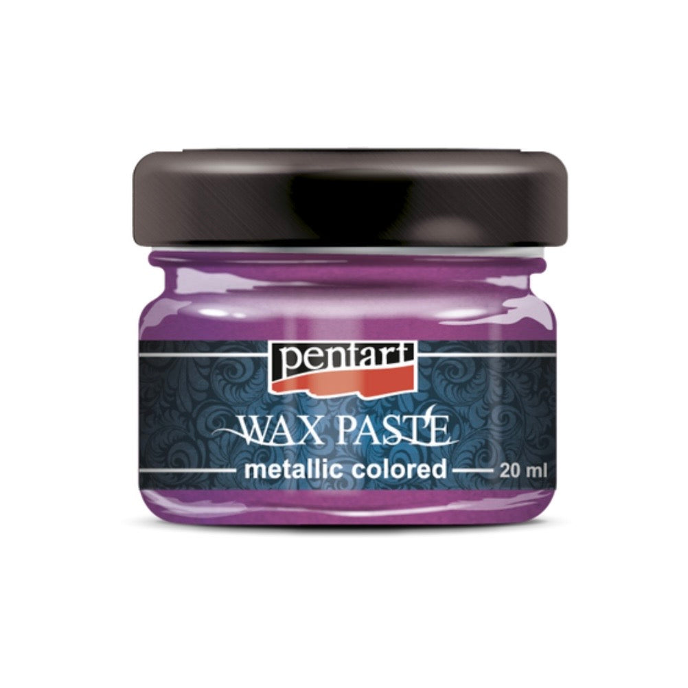 Magenta Metallic Wax Paste | Pentart wax Paste | 20ml