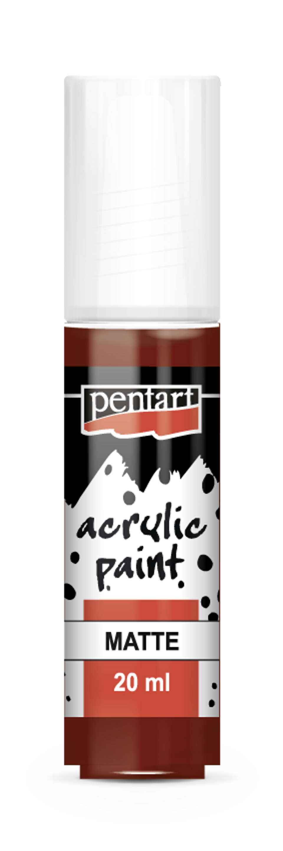 White or Black | Acrylic Paint Tip | Matte | Mixed Media | Pentart | 2 Colors to Choose From  | 20ml