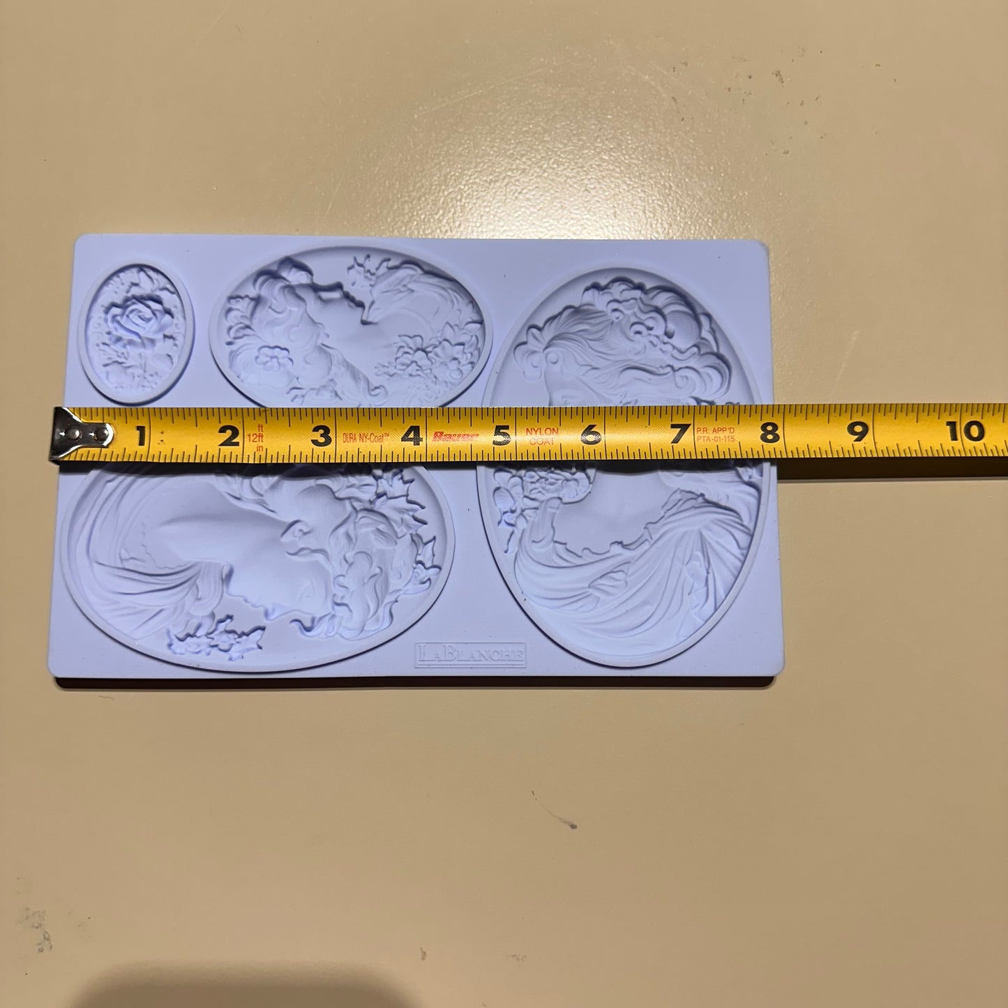 Cameo Decor Silicone Mould LaBlanche 8x5 Limited Edition