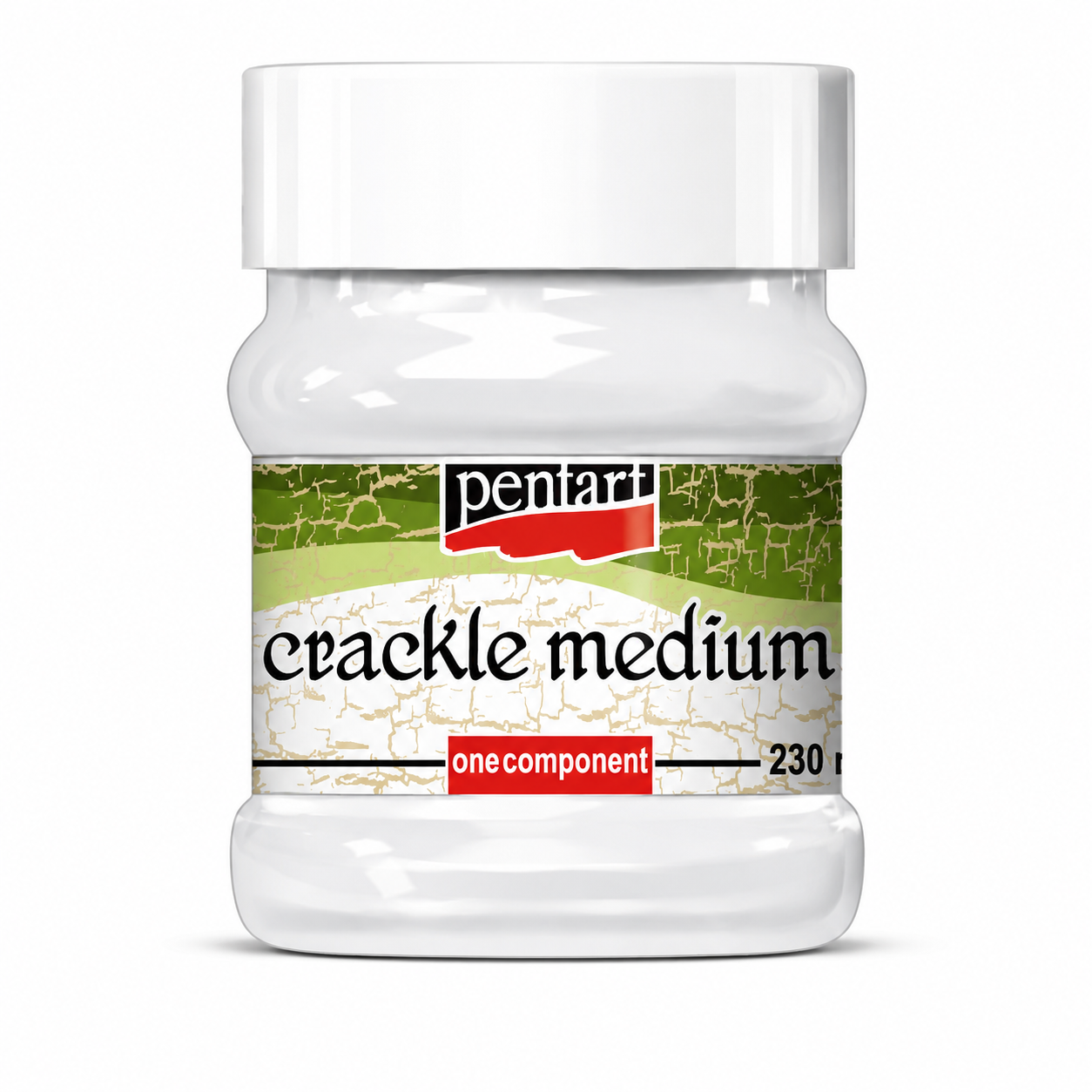 Crackle Medium One Component | Pentart | Mixed Media | 100ml 230ml