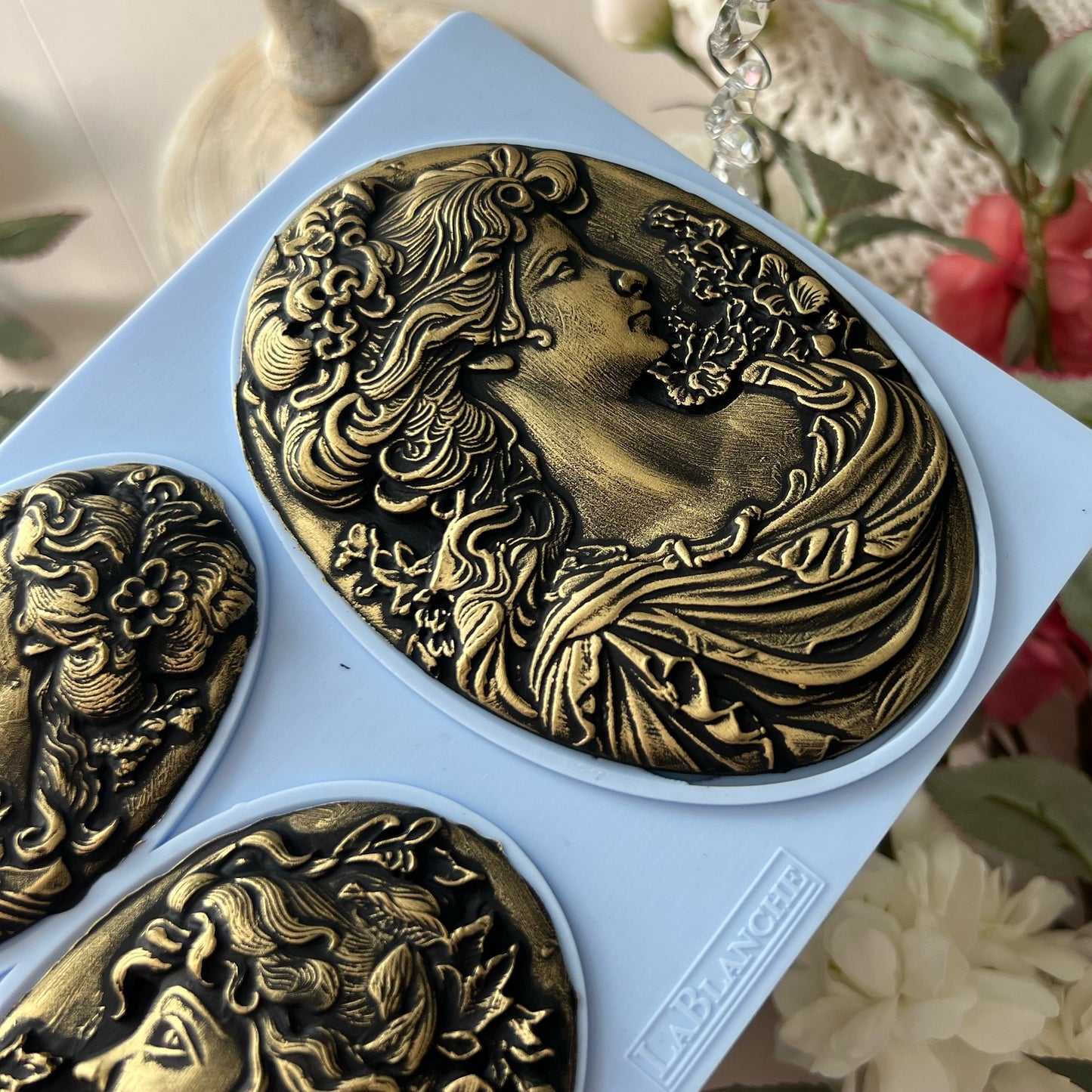 Cameo Decor Silicone Mould LaBlanche 8x5 Limited Edition