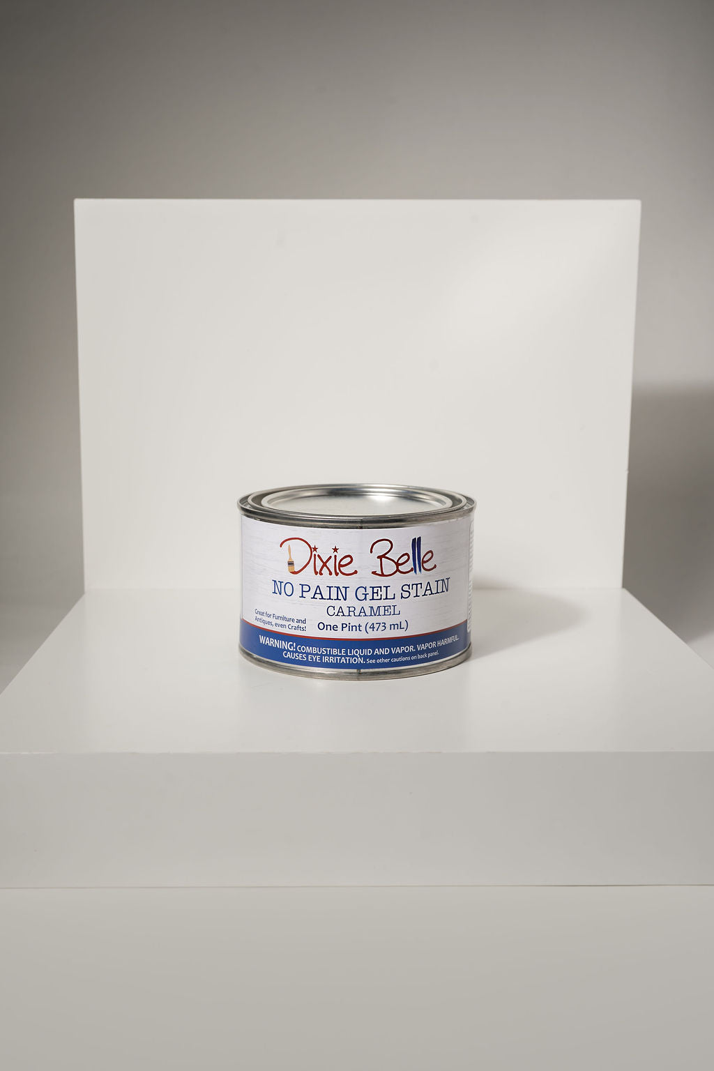Caramel No Pain Gel Stain | Dixie Belle Paint | Oil Based Wood Stain | 16oz