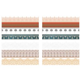 Bohemian Dream | 4 Images | Belles and Whistles | Rub On Transfer For Furniture | 24" x 37"