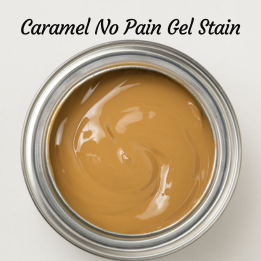 Caramel No Pain Gel Stain | Dixie Belle Paint | Oil Based Wood Stain | 16oz