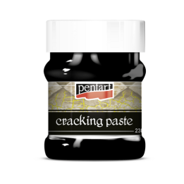 Black | Cracking Paste | Pentart | 2nd Component to Universal Cracking Primer | 230ml